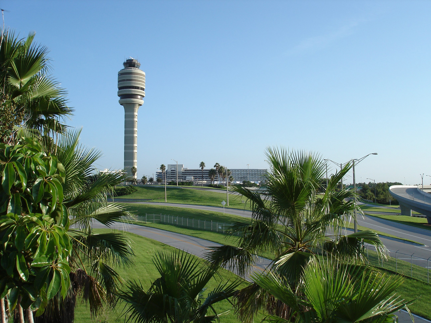 FAA Tower/Terminal Through Palms