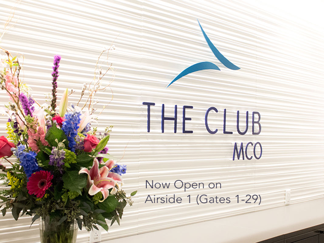 The Club at MCO on Airside 1 (Gates 1-29)