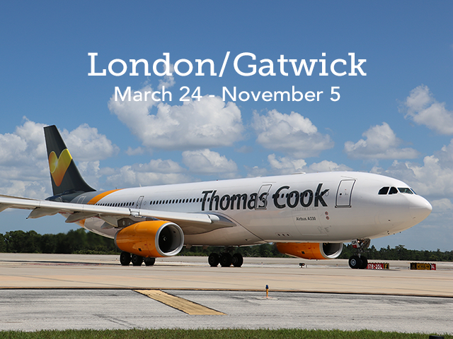 Fly Thomas Cook to London/Gatwick